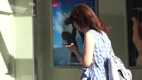 ノーパン乗車 VOL.05　水色ワンピの中