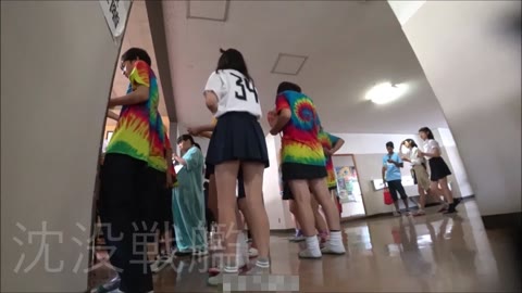 制服JKパンチラ逆さ撮り 文化祭編 No.29
