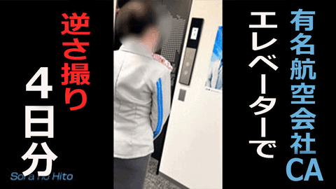 【某航空会社社員によるCA盗撮16】CAのスカートの中4日分