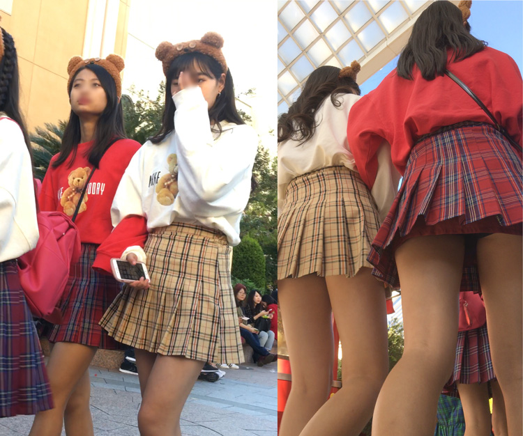 【4k街撮り】パンティーライン透け透けのお姉さん Jp Upskirt Club