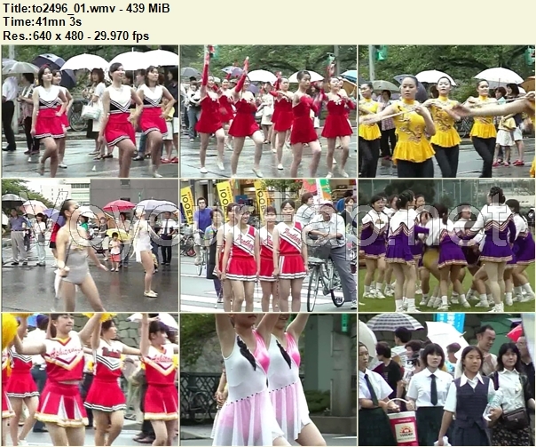Cheerleaders Candid to2496_01