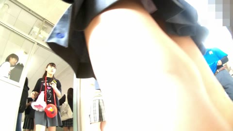 制服JKパンチラ逆さ撮り 文化祭編 No.34