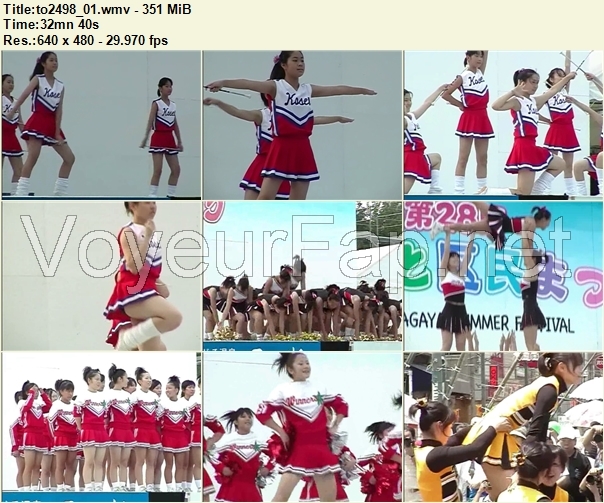 Cheerleaders Candid to2498_01