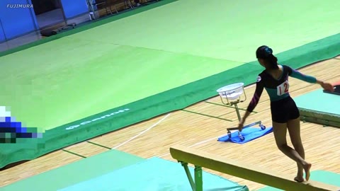 体操JK　体操競技選手権大会 女子平均台【動画】スポーツ編 3606