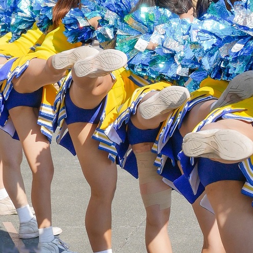 upskirt cheer 
